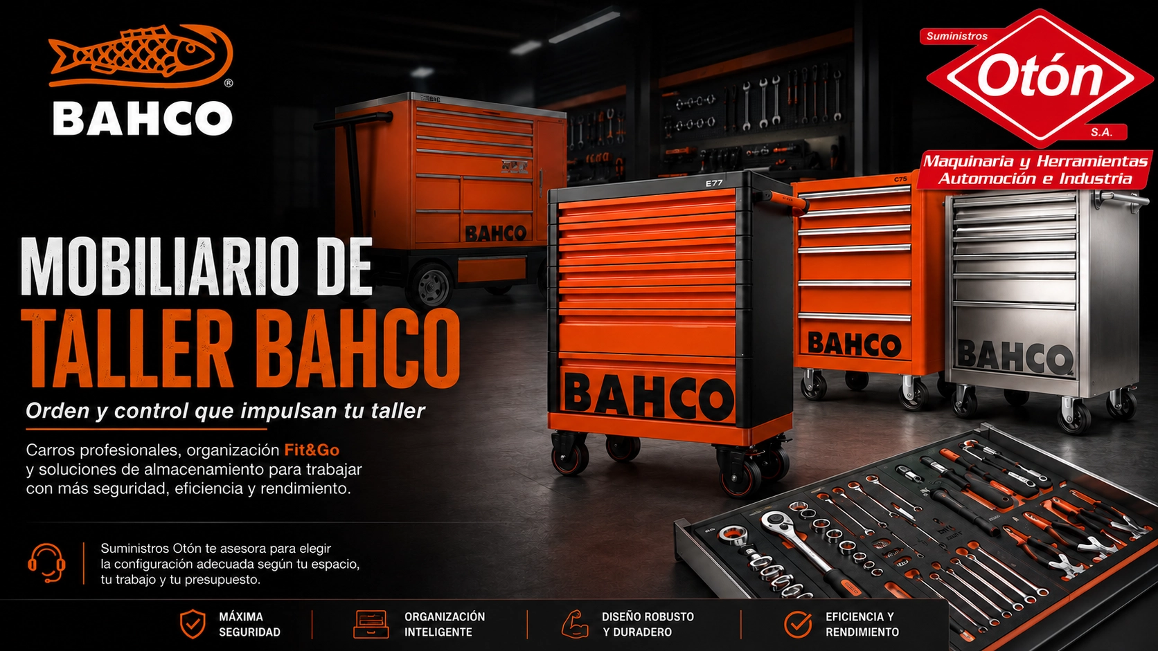 Mobiliario de taller BACHO - Suministros Otón